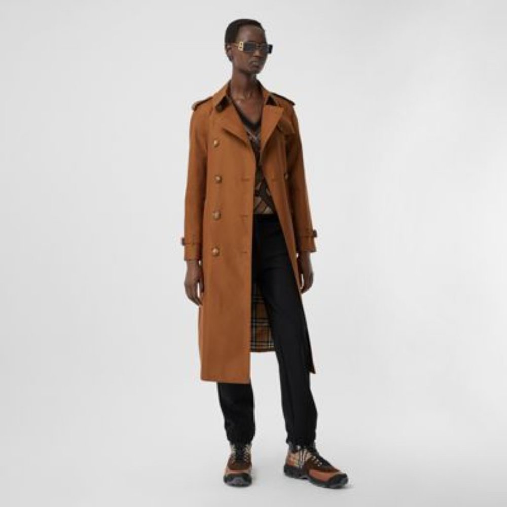 Burberry Long Waterloo Heritage Trench Coat Chestn - Picture 7 of 13